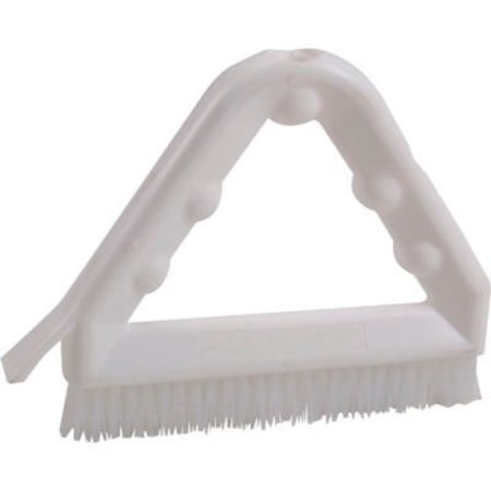 ALLPOINTS Allpoints 1421510 Brush, Tile & Grout, White For Carlisle Foodservice Products 1421510